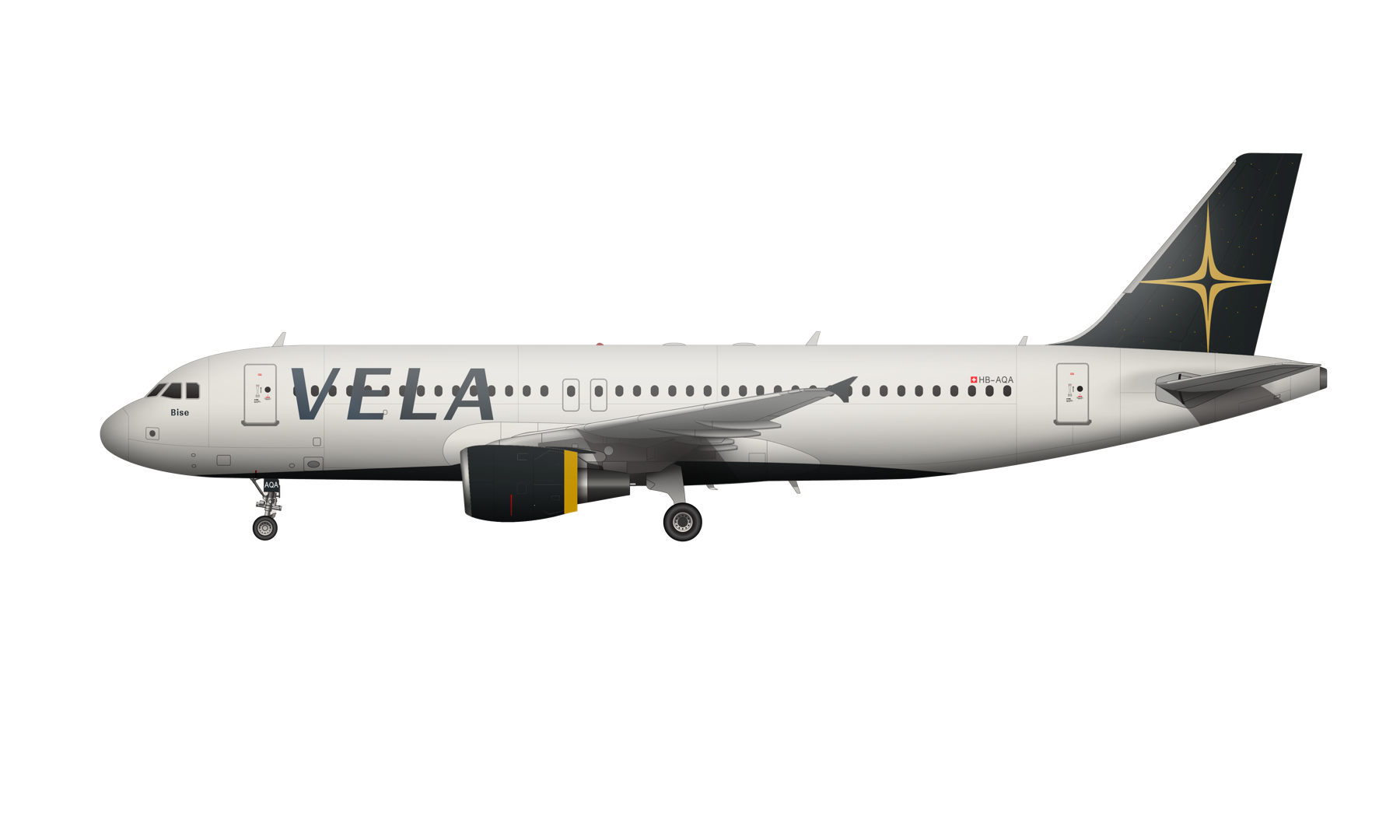 VELA Airbus A320 HB-AQA